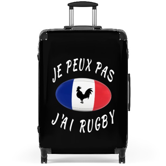 Je Peux Pas J ai Rugby France Rugby Cadeau Suitcases