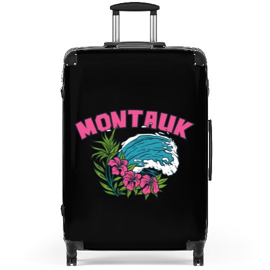 Montauk New York Summer Nyc Tropical Montaukett Suitcases