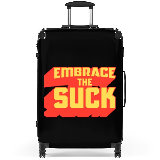 Embrace The Suck Acdefgh Suitcases