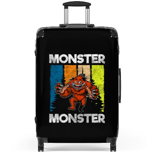 Monster Fright Character Monster Hunter Suitcases