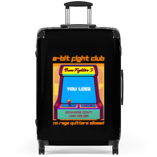 Funny Retro Gaming 80s Arcade 8-Bit Gamer Humor Suitcases