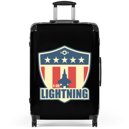 F35 Lightning boy Copy Copy Suitcases