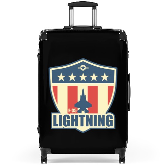 F35 Lightning boy Copy Copy Suitcases