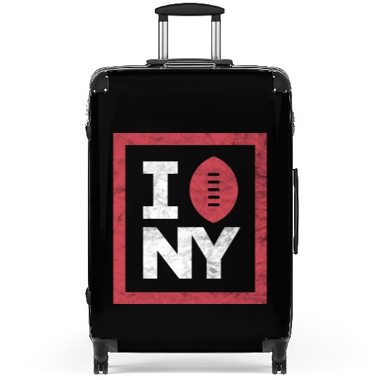 I Love The Ny Football Giants Suitcases