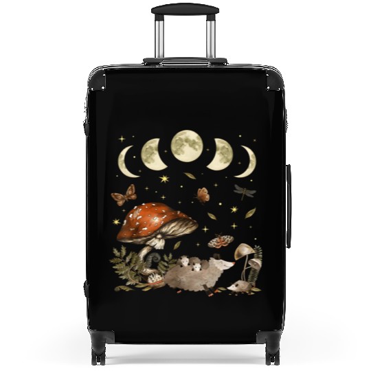 Possum Opossum Lover Owner Cottagecore Goblincore Suitcases