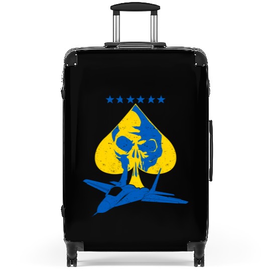 The Ghost Of Kyiv Kiev Ukraine Ace Fighter Pilot Suitcases
