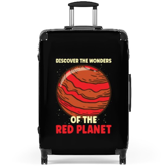 Mars Explore Astronaut Astronomy Solar System Suitcases