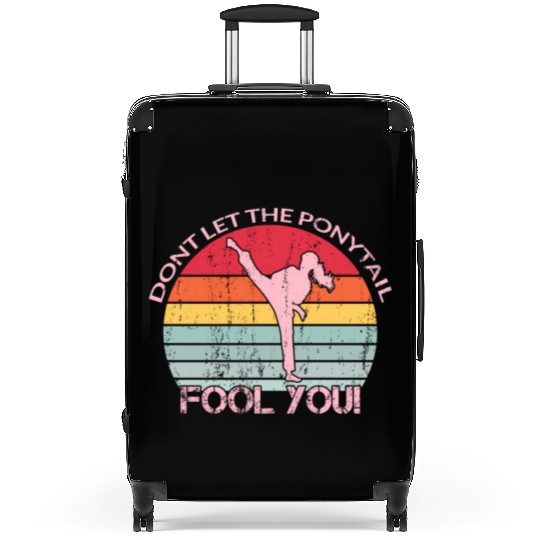 Ponytail Karate Mma Jujitsu Suitcases