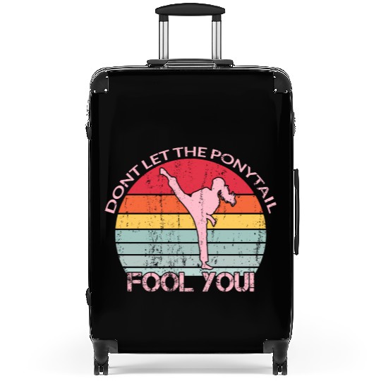 Ponytail Karate Mma Jujitsu Suitcases