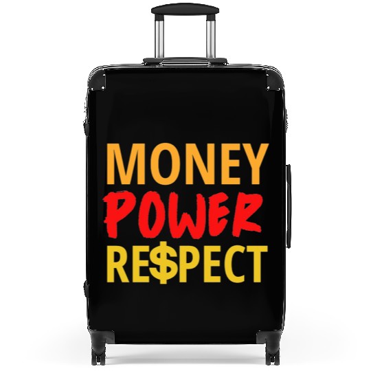 Money Power Respect Suitcases