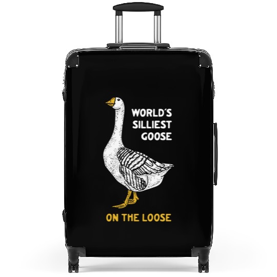 World s Silliest Goose Suitcases