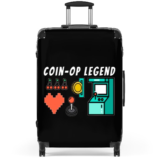 Coin Op Legend Arcade Gaming 80s Retro Gamer Suitcases