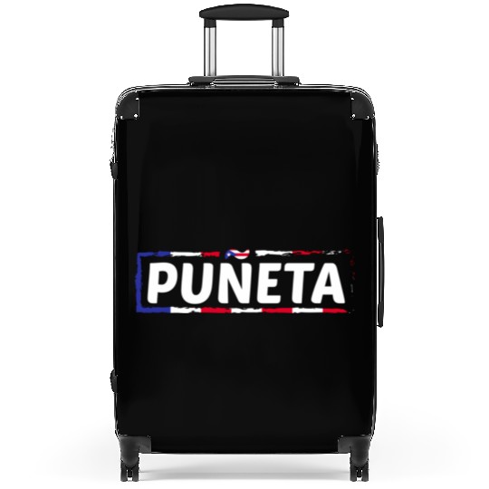Patriotic Puerto Rico Puneta Flag Suitcases