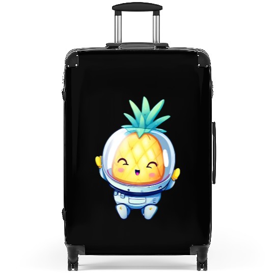 Kawaii astronauts pineapple Suitcases