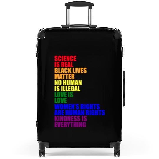 Science Is Real Suitcases