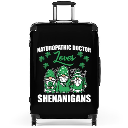 Naturopathic Doctor St. Patric's Day Suitcases