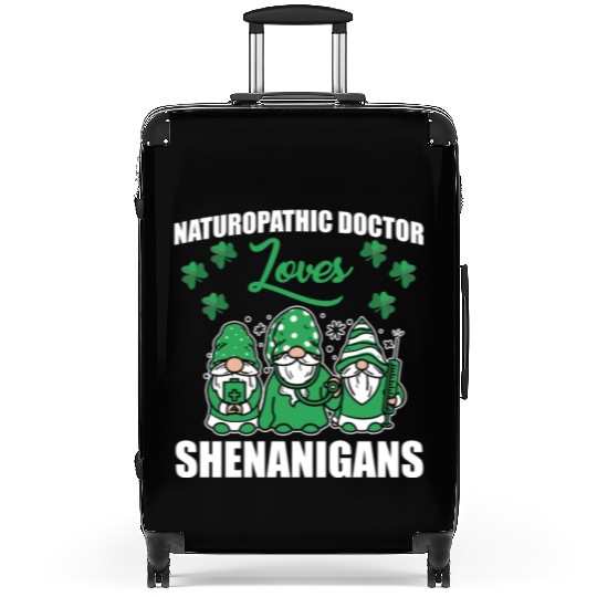 Naturopathic Doctor St. Patric's Day Suitcases