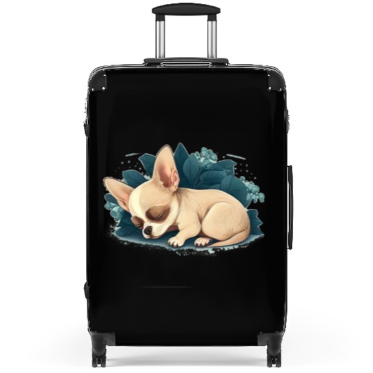 Chihuahua | Sunday Sleep Cute Dog Good Night Suitcases