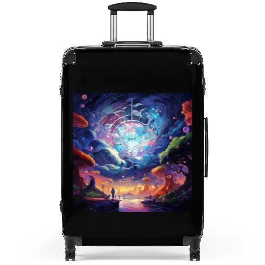 Lucid City [Surreal Aesthetic] Suitcases