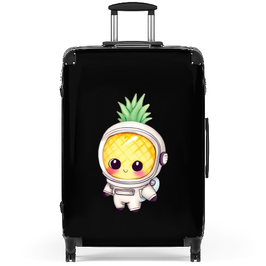 Kawaii astronauts pineapple Suitcases