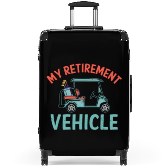 My Retirement Vehicle Sport Golfing Golfer Golf Suitcases