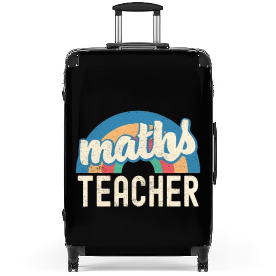 Math Teacher Perfect Gift For Back To School Suitcases