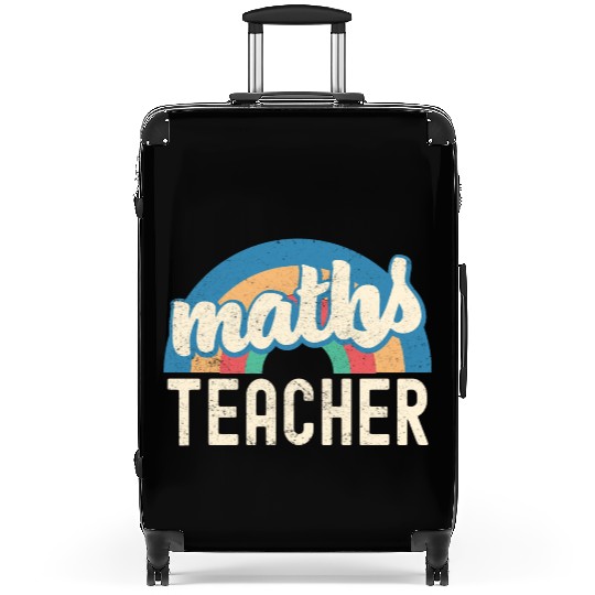 Math Teacher Perfect Gift For Back To School Suitcases