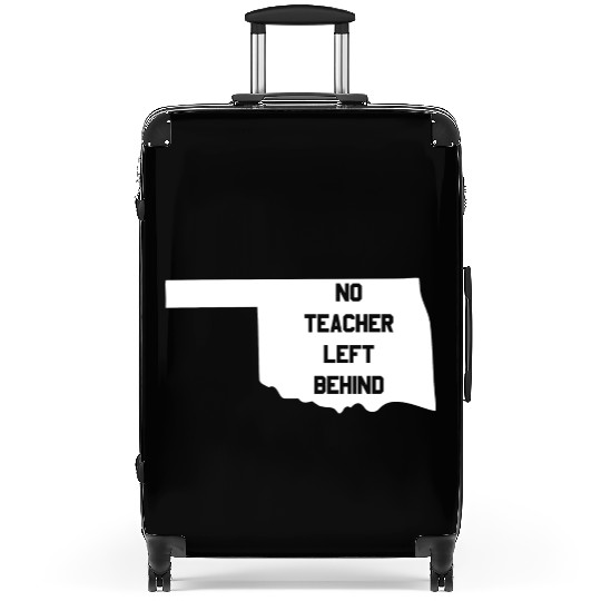 Oklahoma No Teacher Left Behind Protest Suitcases