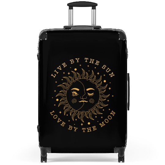 Live by the Sun Love by the Moon Suitcases