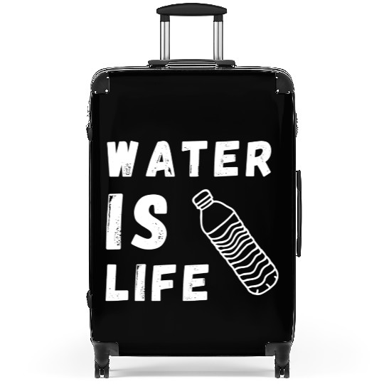 Water Is Life Save Water Save The Planet Earth Suitcases