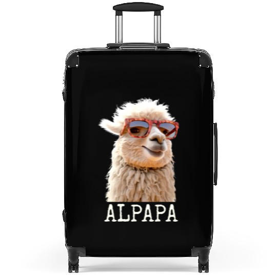 Alpaca Papa Alpapa Lama Dad Alpaca Fathers Day Suitcases