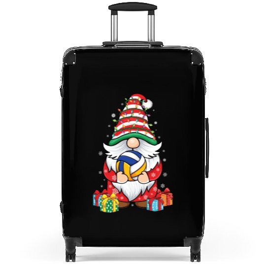 Cute Gnomes Volleyball Lover Christmas Gnome Suitcases