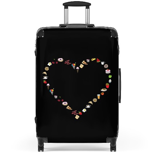 I Love Food Suitcases
