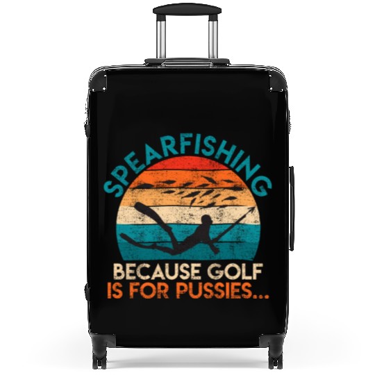 Spearfishing Because Golf is for Pussies Fish Hunt Suitcases