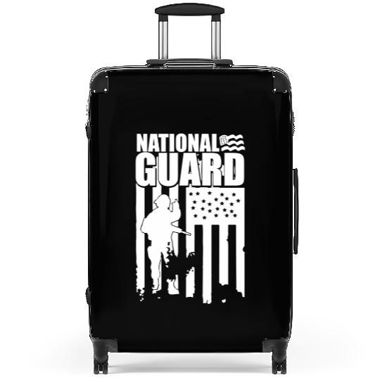 American Flag National Guard National Guard Suitcases