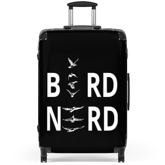 Bird Nerd For Birders Suitcases