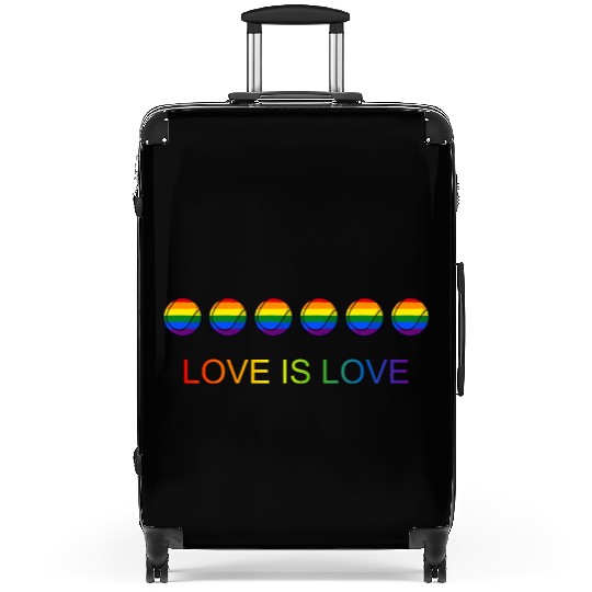 Love Is Love Pride Rainbow Tennis Suitcases