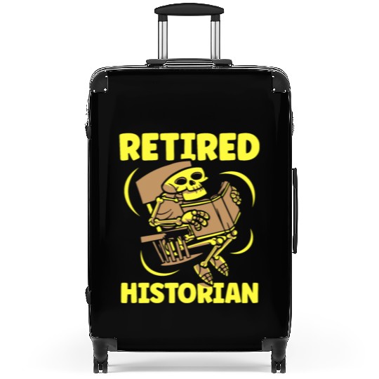 Retired Historian Job Historic History Teacher Suitcases