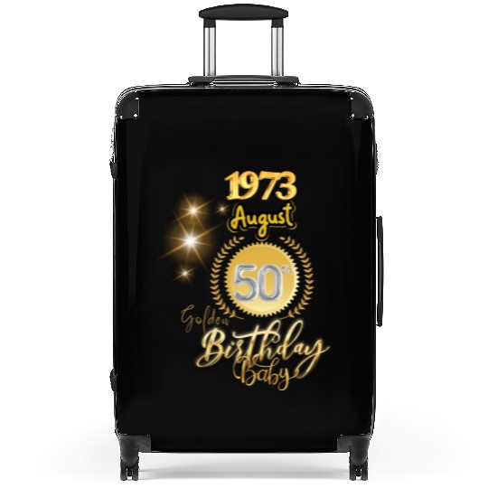 50th birthday, August 1973. Suitcases