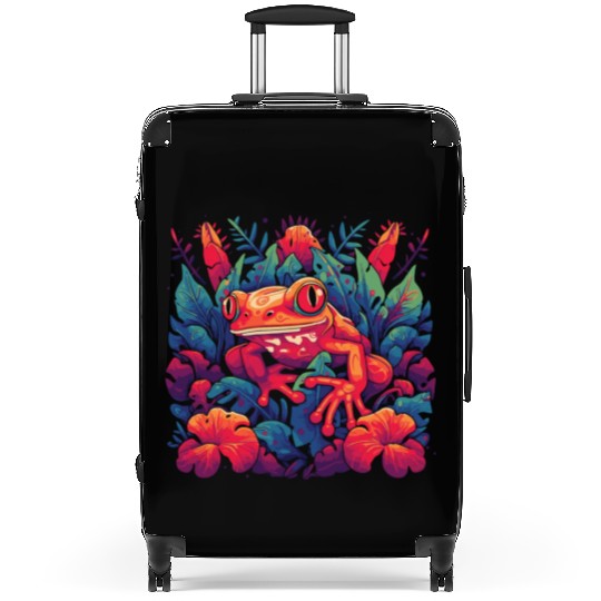 Wild Poison Frog Goth Goblincore Fairycore Gothic Suitcases