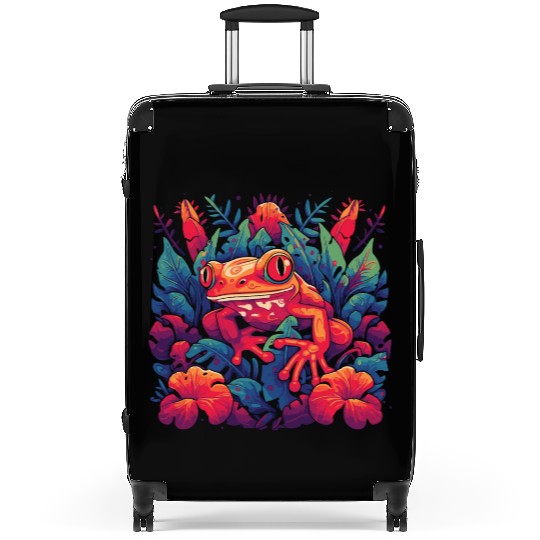 Wild Poison Frog Goth Goblincore Fairycore Gothic Suitcases