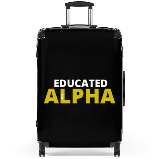 Educated Alpha 1906 Apa Fraternity For Suitcases