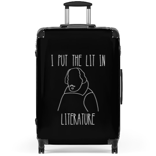 Funny english literature teacher slogan Suitcases