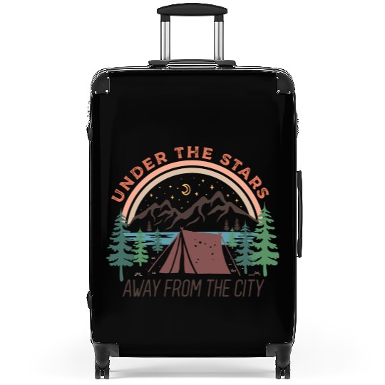 Camping Gifts Happy Camper Campsite Scout Lovers Suitcases