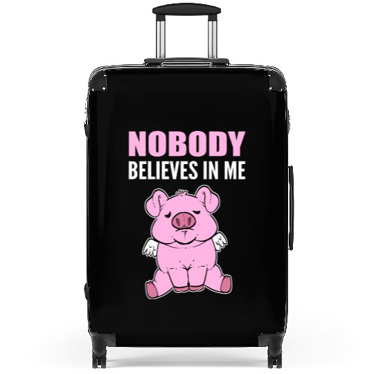 Nobody Believes Hopeful Person Gift Suitcases
