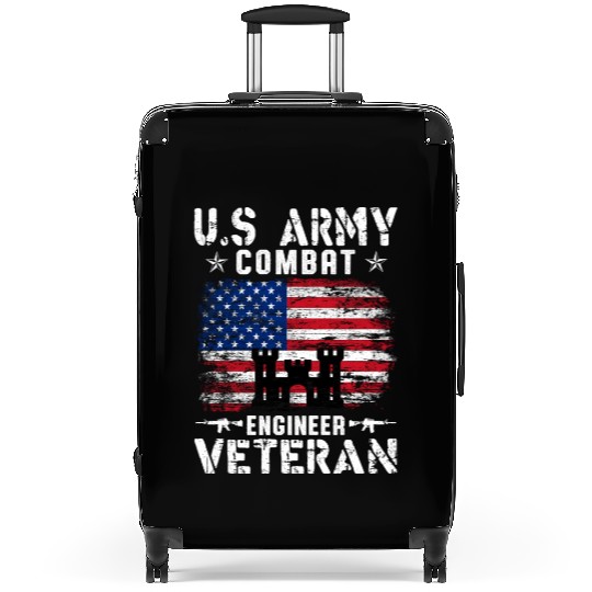 US Army Combat Engineer Veteran Suitcases