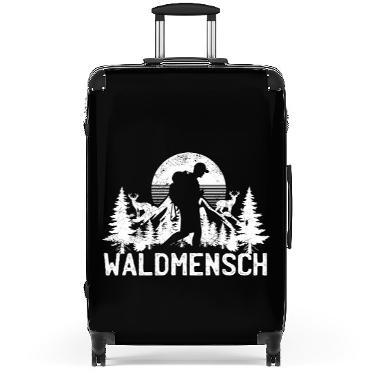 Forest Man Hiking Nature Lovers Suitcases