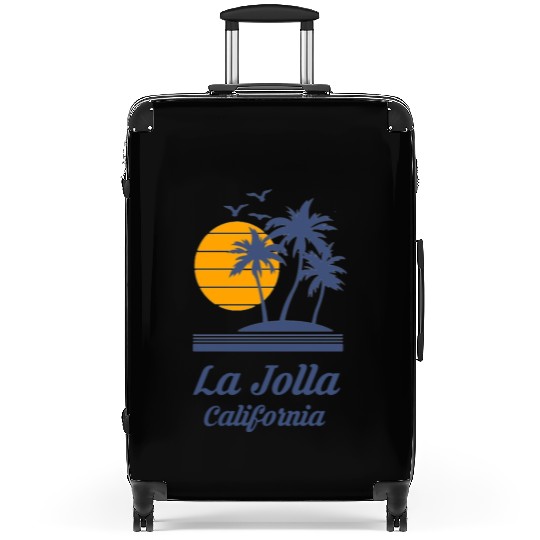 La Jolla San Diego California CA Beach City Suitcases