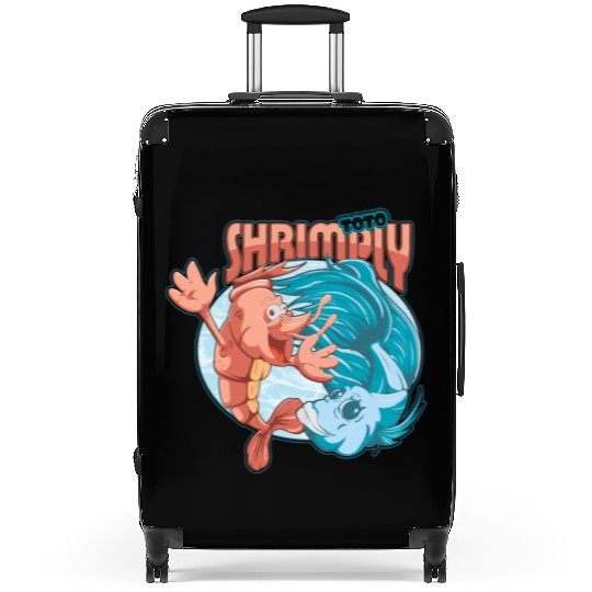 shrimp and catfish Suitcases