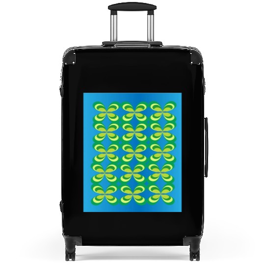 Green cool design Suitcases